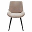 Chaise de salle à manger Vic velours beige