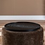 Plateau Helena rond ø59 cm chêne noir
