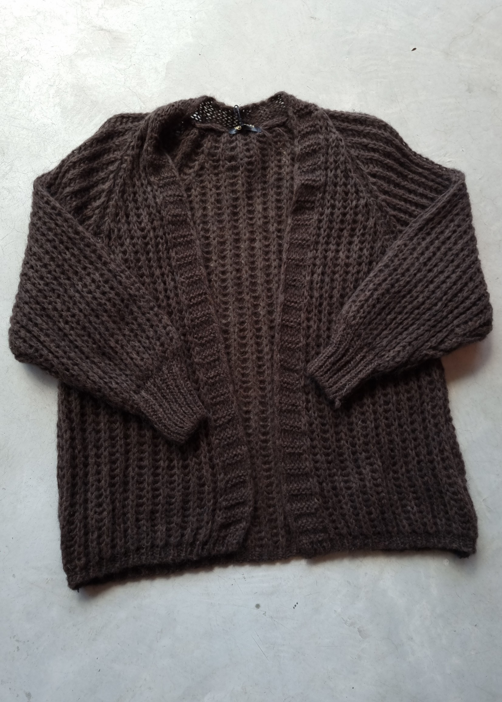 Studio Woonstijl Vest Knitted Trend - Brown