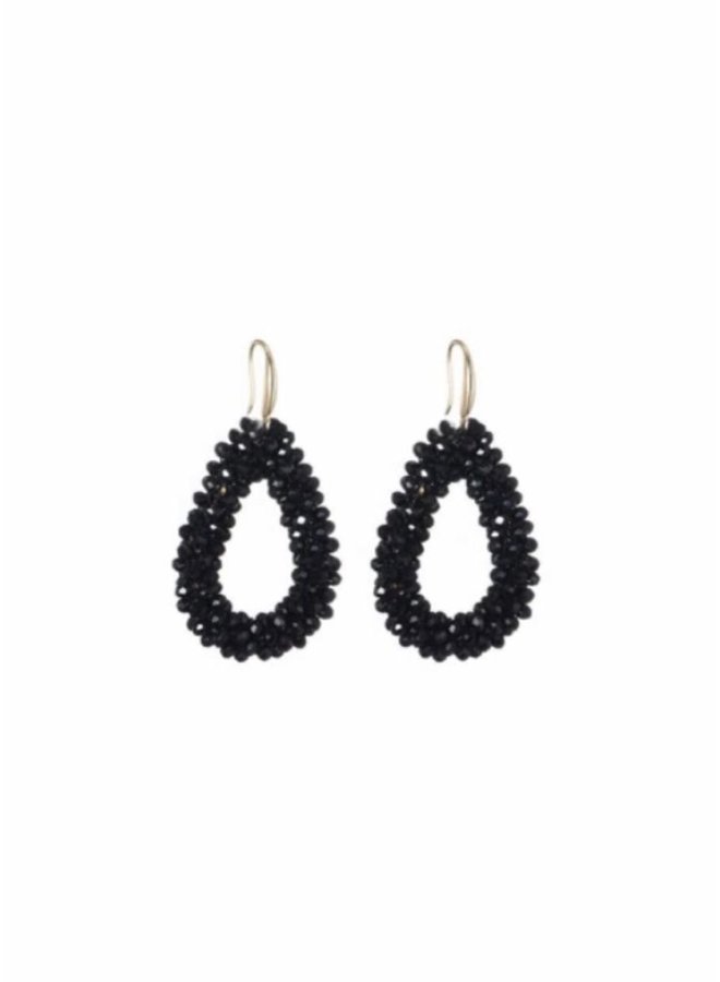 Faceted beads Black