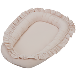 Cotton&Sweets Baby nest SG with ruffles Powder Pink
