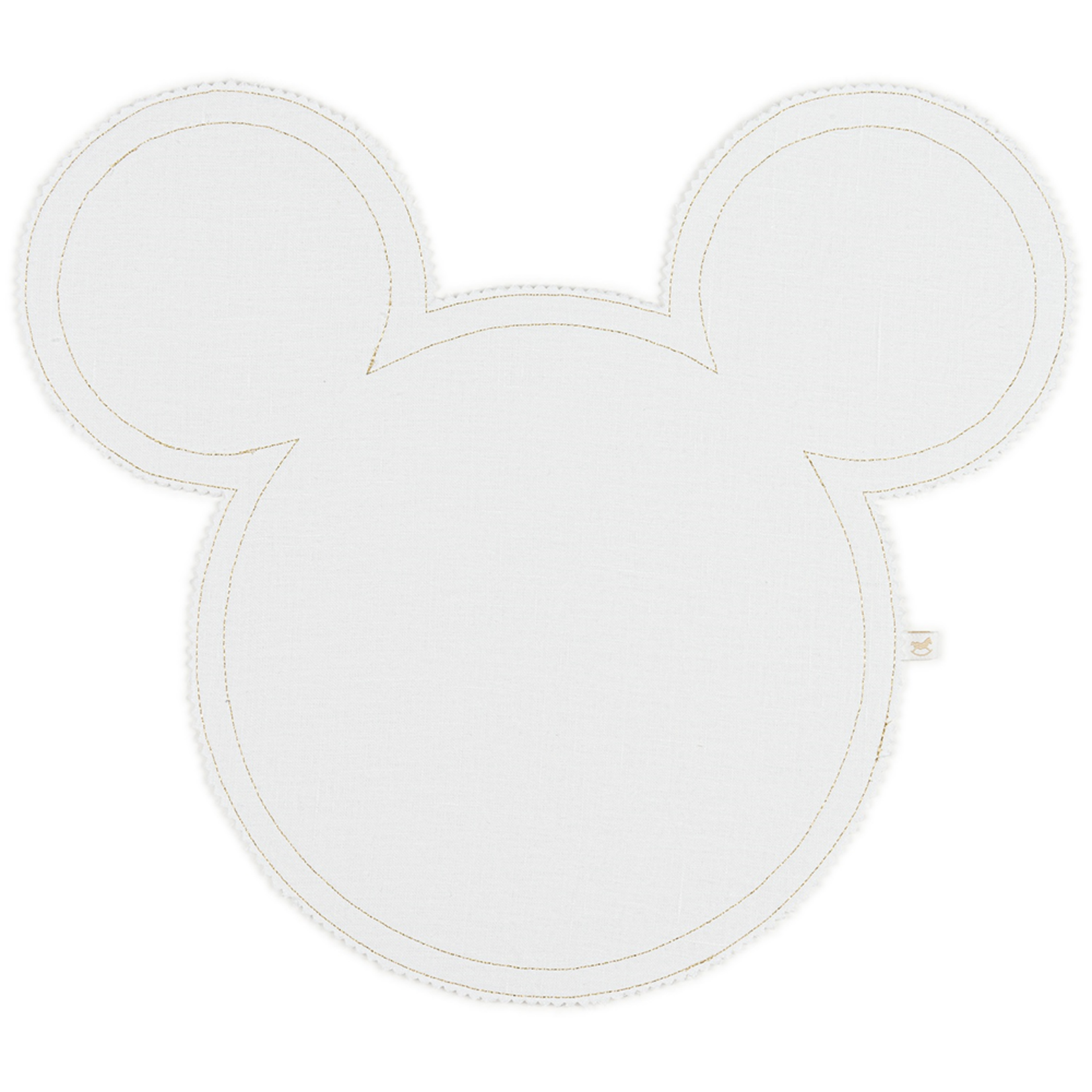 Cotton&Sweets Placemat Mouse PN White with gold