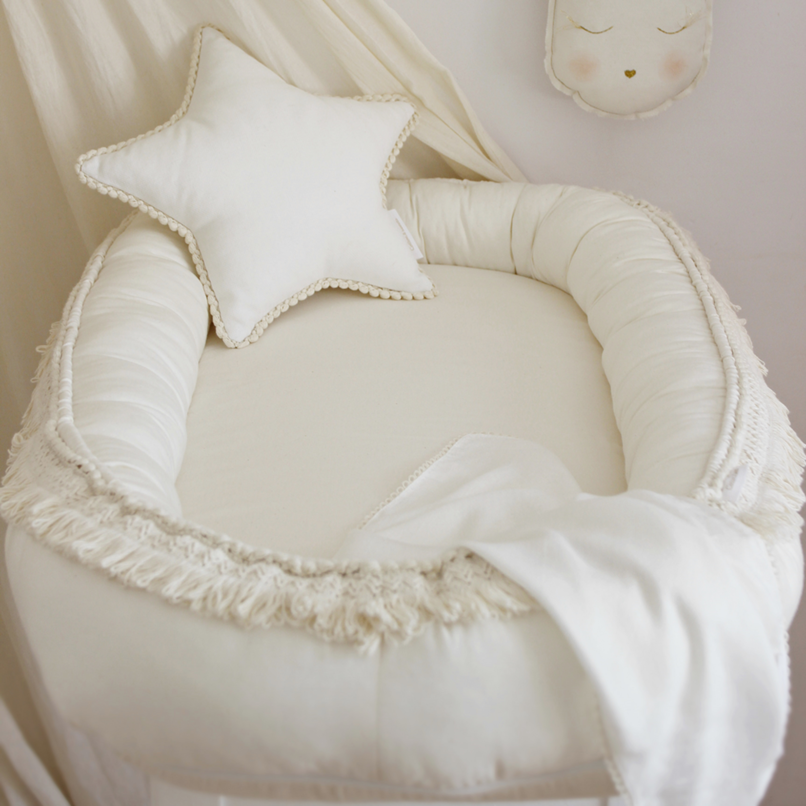 Cotton&Sweets Boho Baby Nest Vanilla