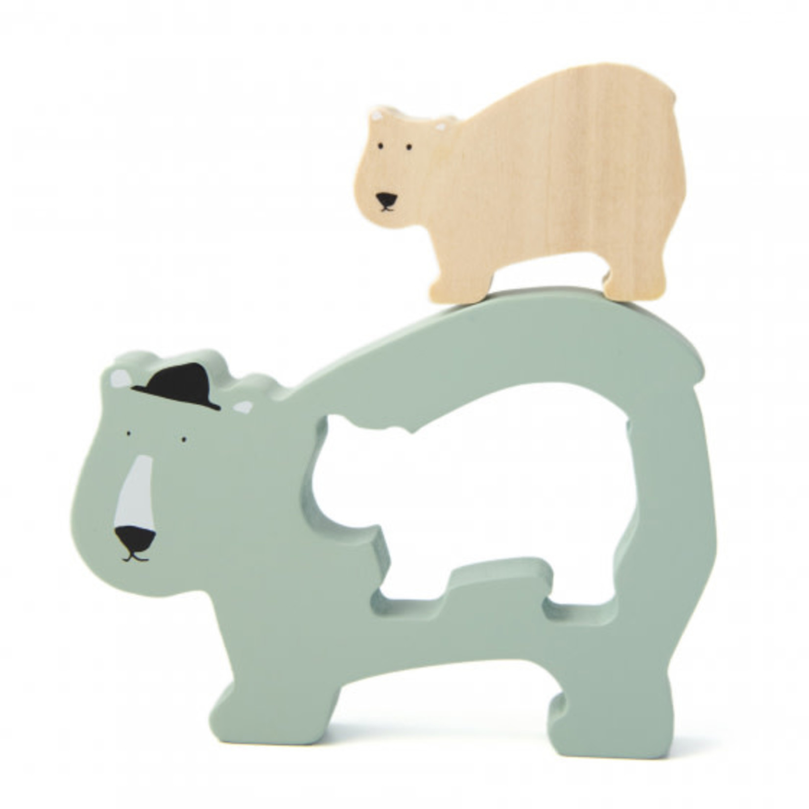 Trixie Houten babypuzzel - Mr. Polar Bear