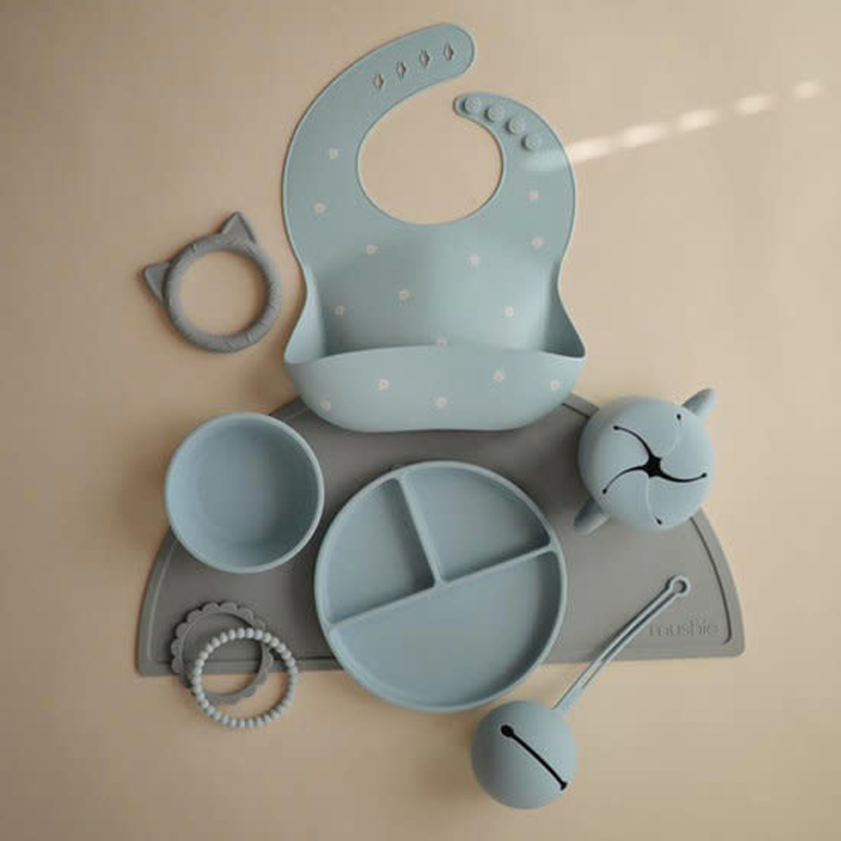 Mushie PACIFIER CASE - Powder Blue