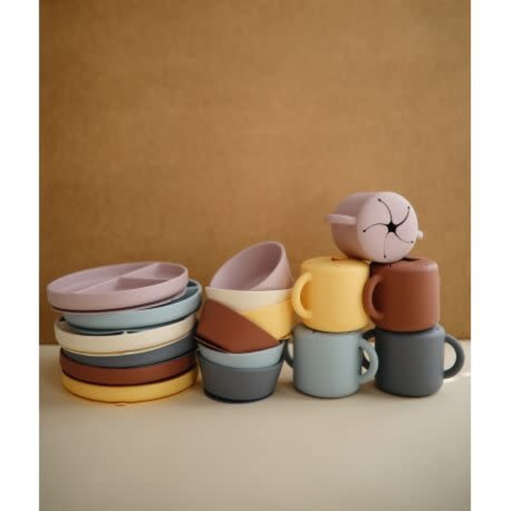 Mushie SILICONE BOWL - Powder Blue