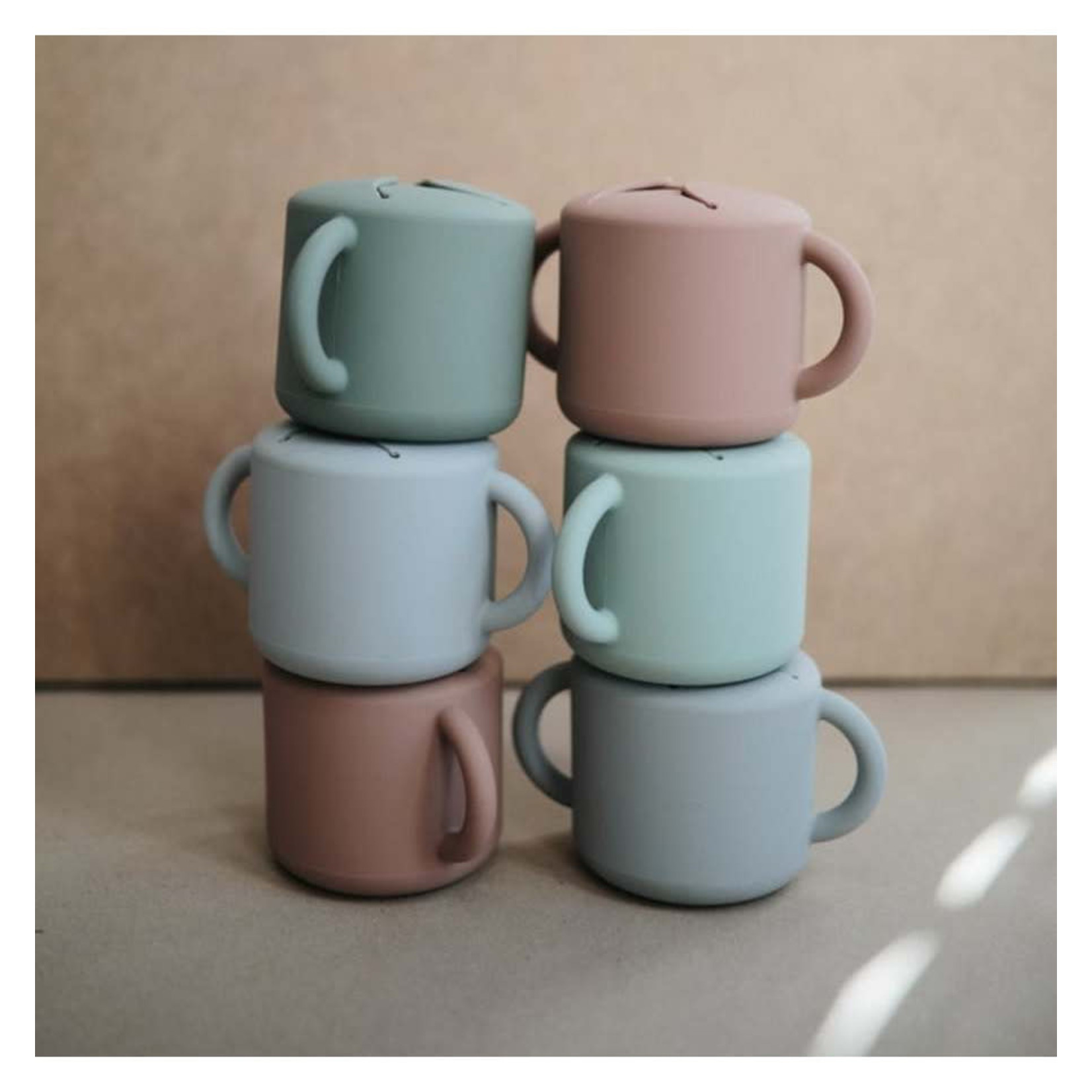 Mushie SNACK CUP - Blush