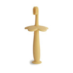 Mushie TRAINING TOOTHBRUSH FLOWER - Pale Daffodil