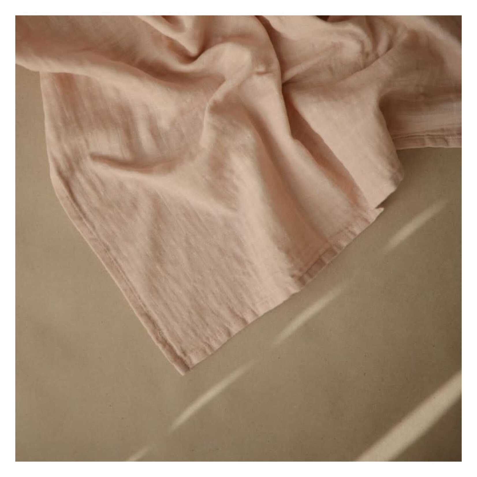 Mushie MUSLIN CLOTH 3 PACK - Blush