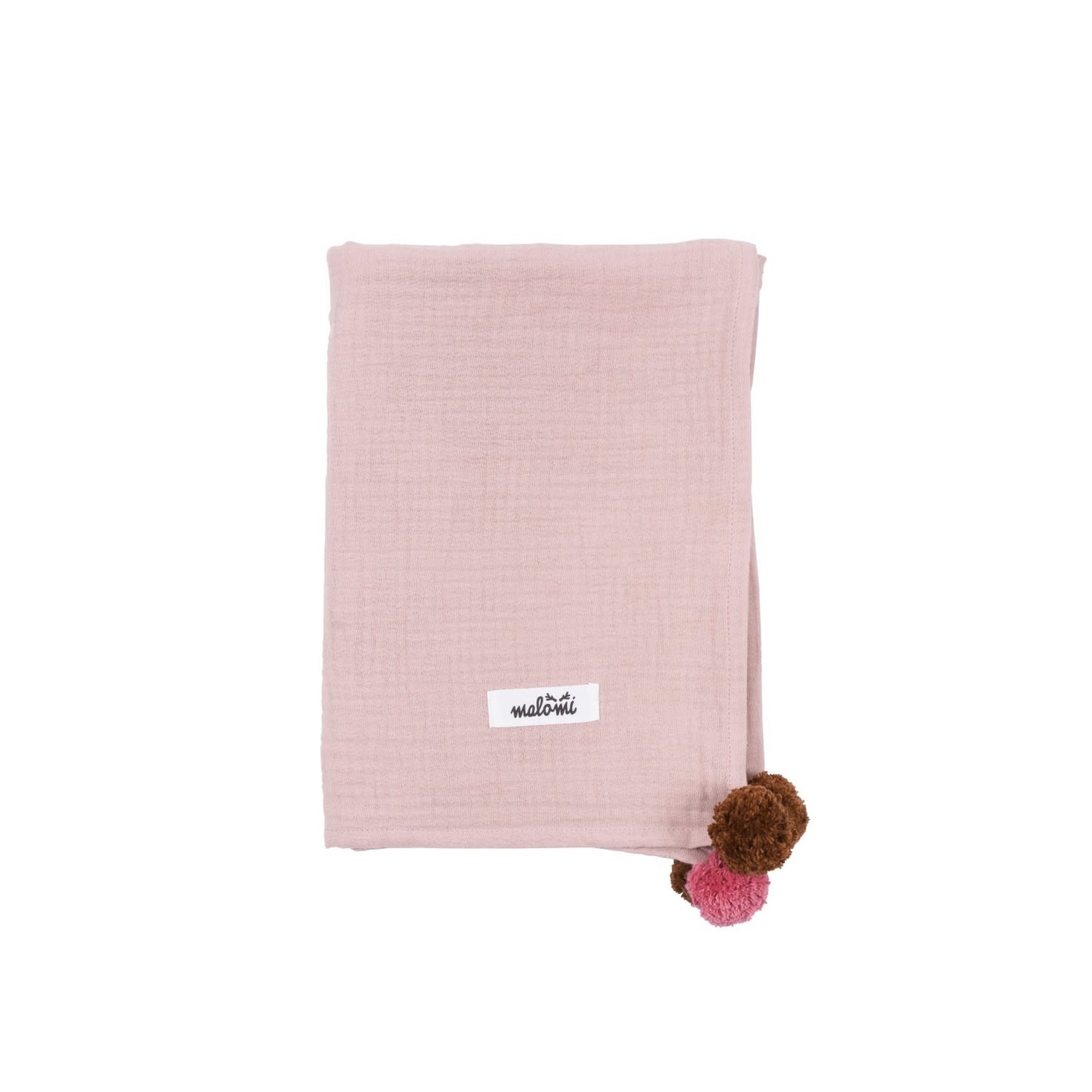 Malomi SWADDLE MUSLIN POMPON