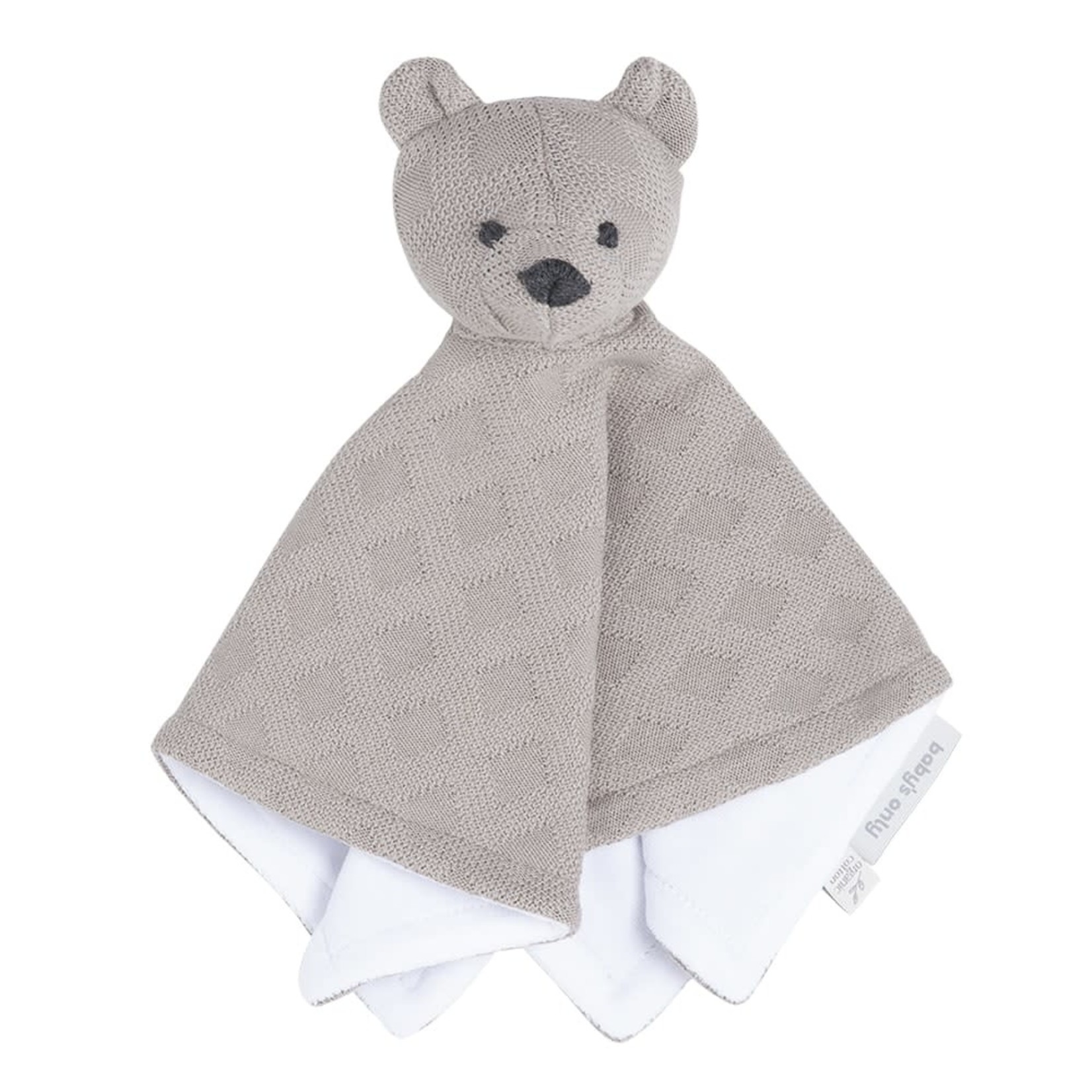 Baby's only Knuffeldoekje beer Reef urban taupe