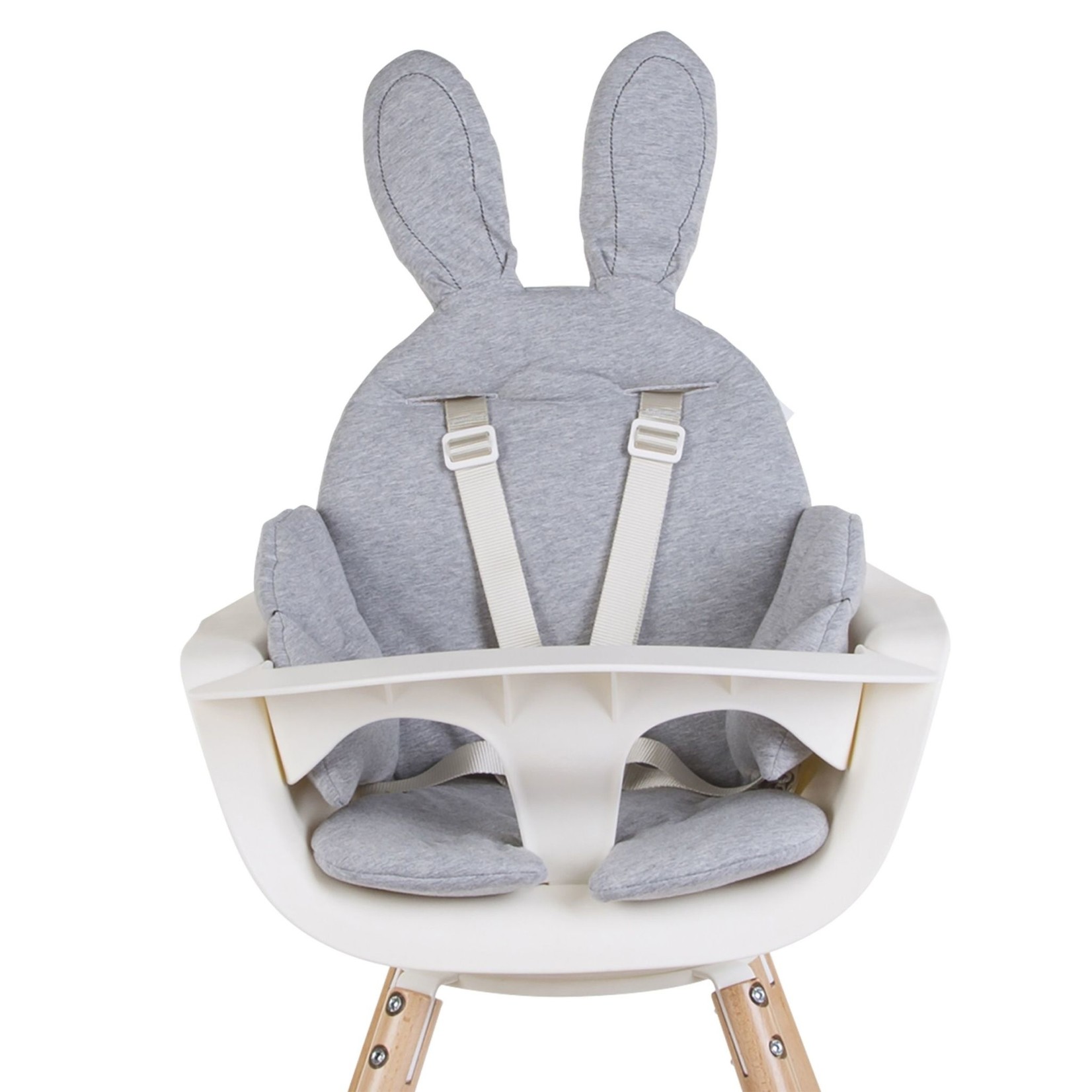 Childhome RABBIT STOELKUSSEN JERSEY GRIJ