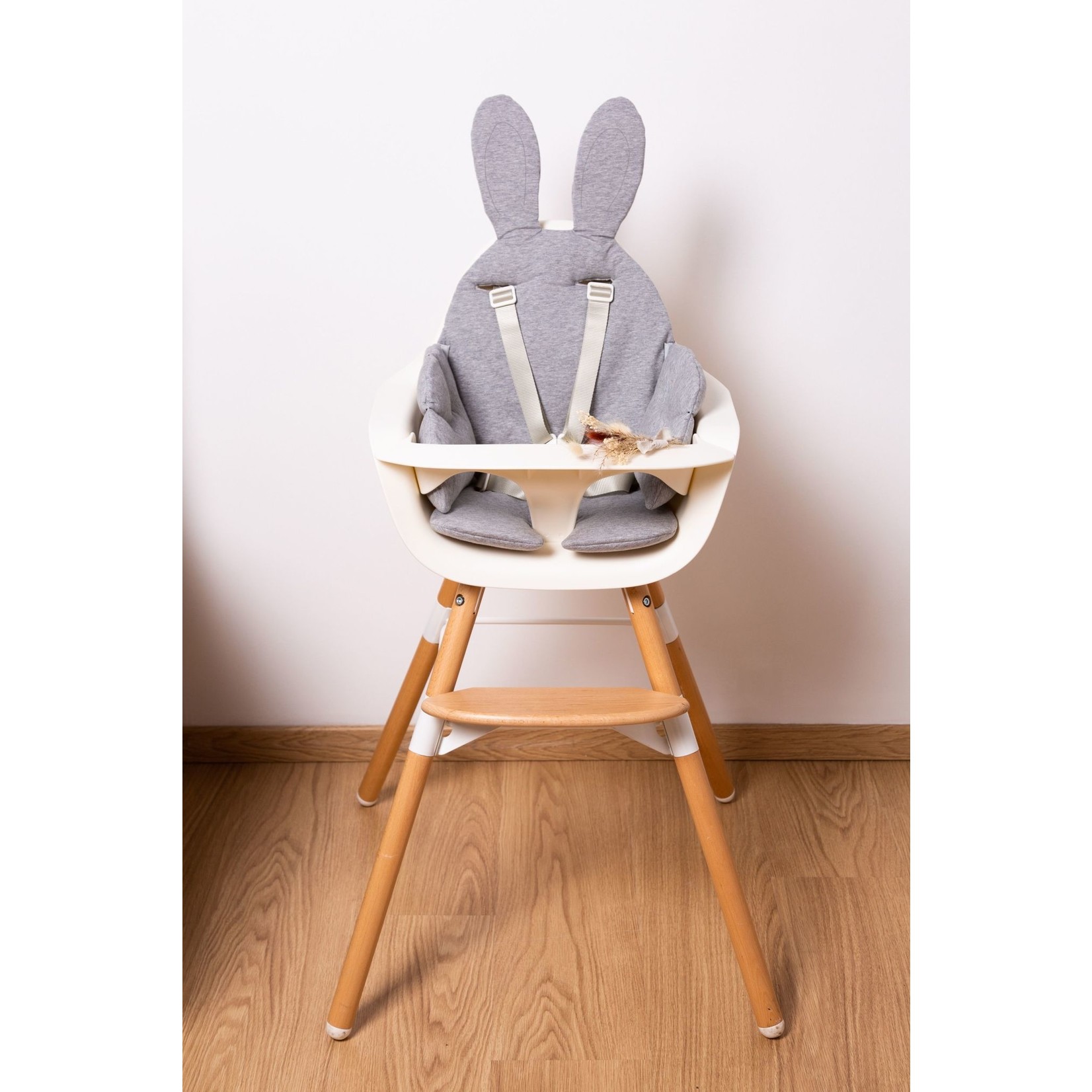 Childhome RABBIT STOELKUSSEN JERSEY GRIJ