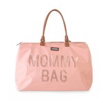 Childhome MOMMY BAG GROOT ROZE/KOPER