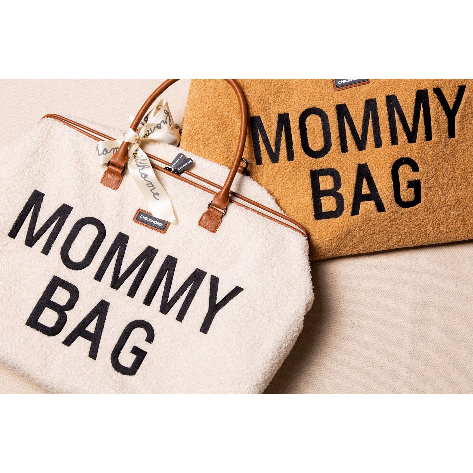 Childhome MOMMY BAG BIG TEDDY ECRU LTD