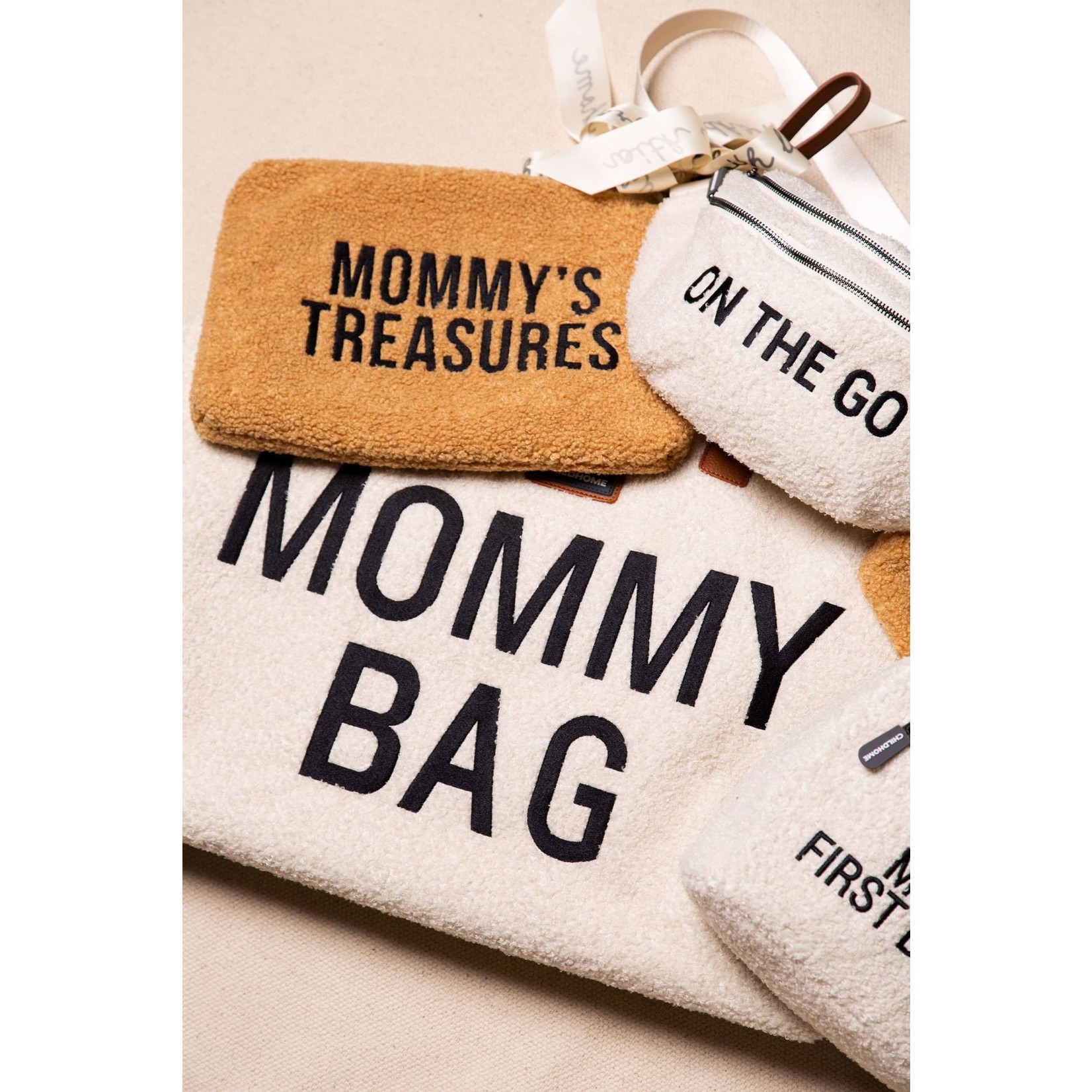 Childhome MOMMY BAG BIG TEDDY ECRU LTD