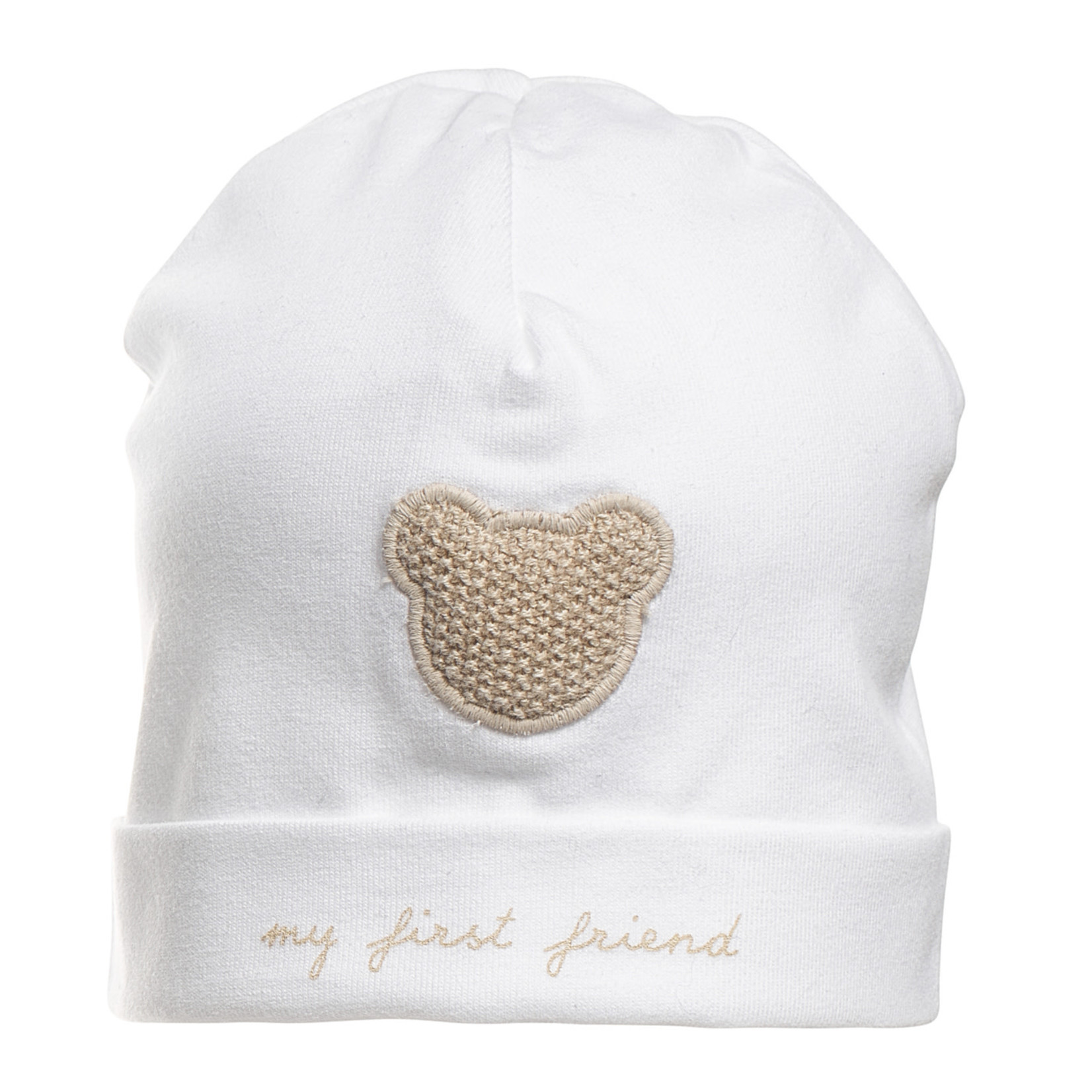 First bonnet   FIRST TEDDY ESSENTIALS BEIGE