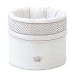 First care basket   DIXIE ETHNIC WHITE