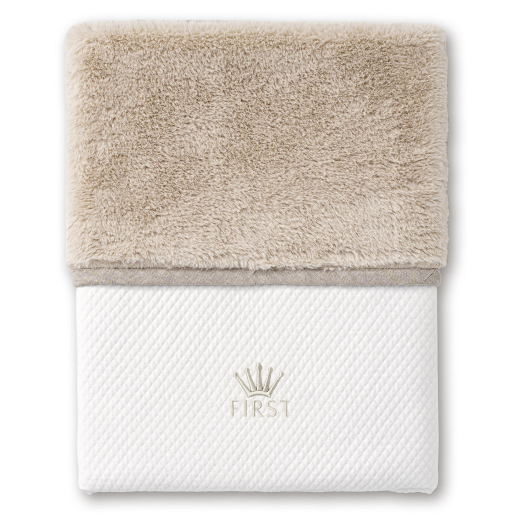 First blanket for bed LIO XXL ETHNIC WHITE