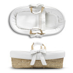 First Mozes basket   ELLA ETHNIC WHITE