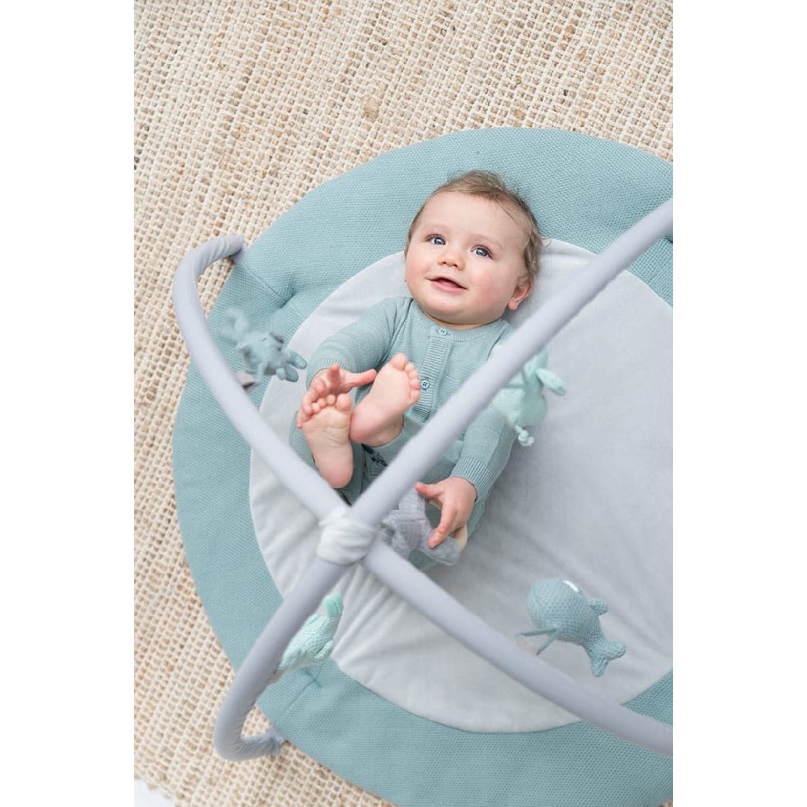 Baby's only Speelkleed stonegreen/mint/wit