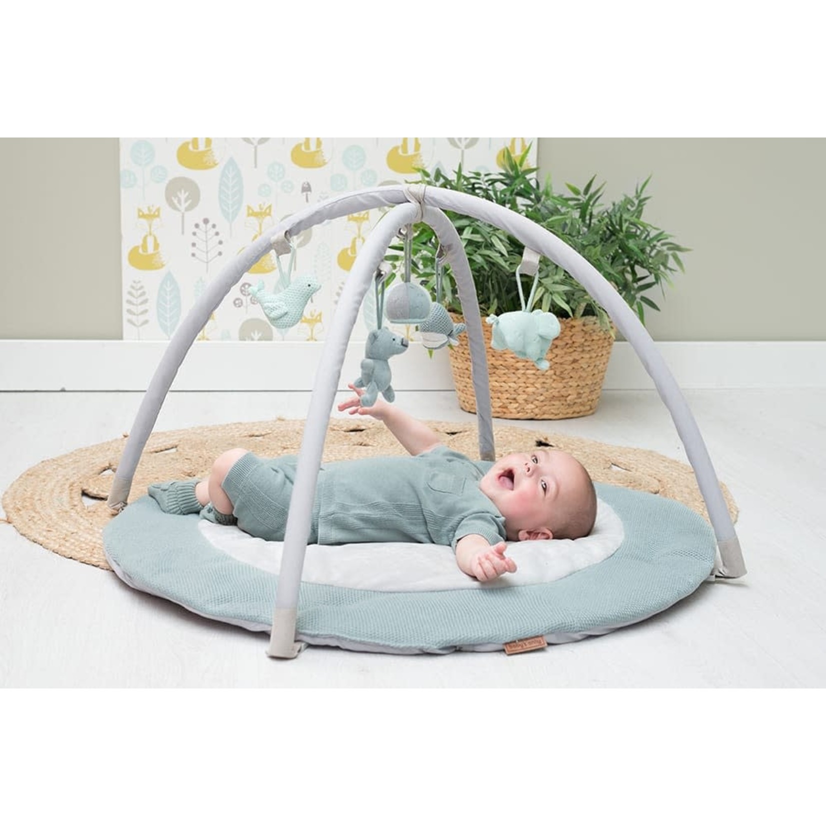 Baby's only Speelkleed stonegreen/mint/wit