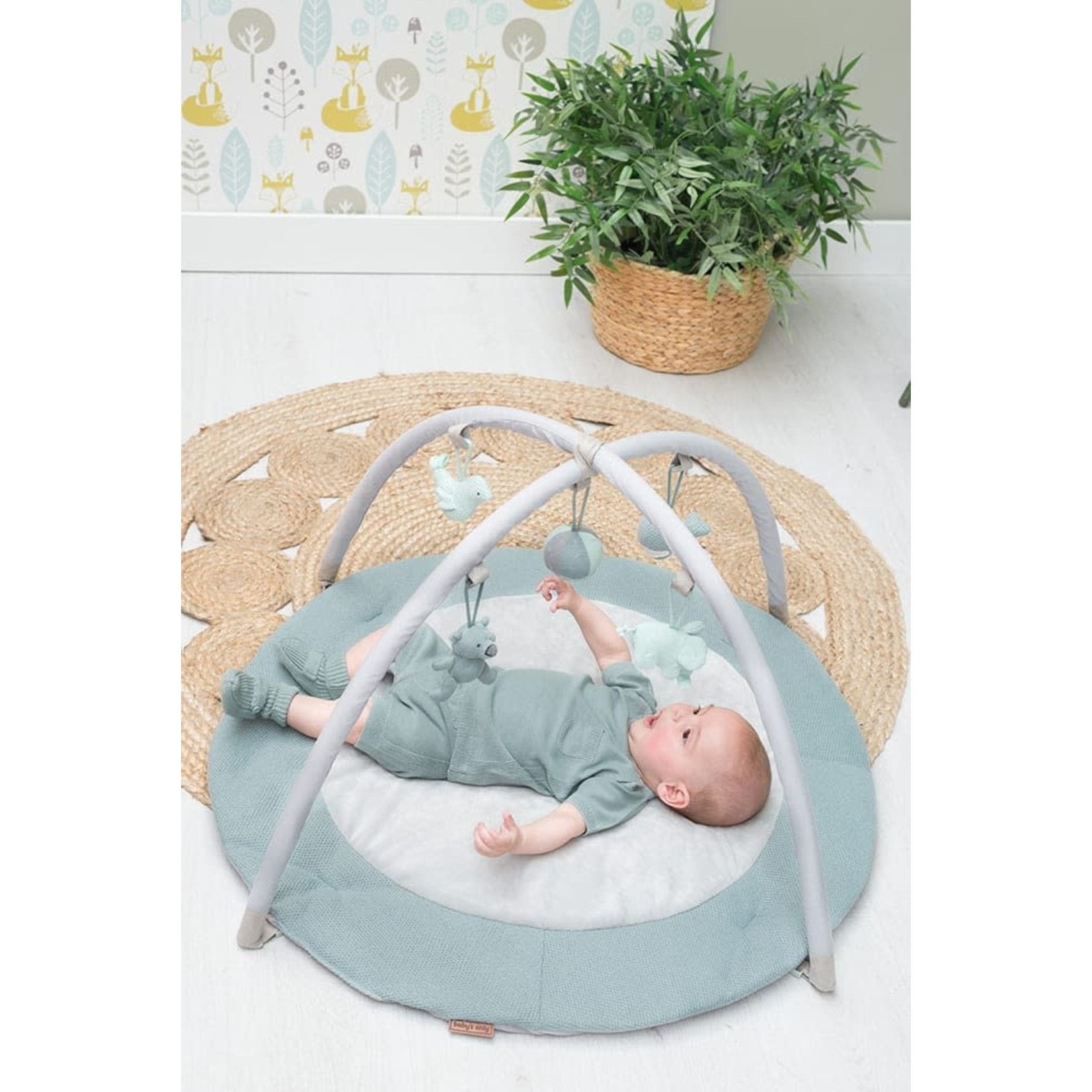 Baby's only Speelkleed stonegreen/mint/wit