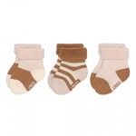 Lässig Terry socks powderpink/caramel 3pcs