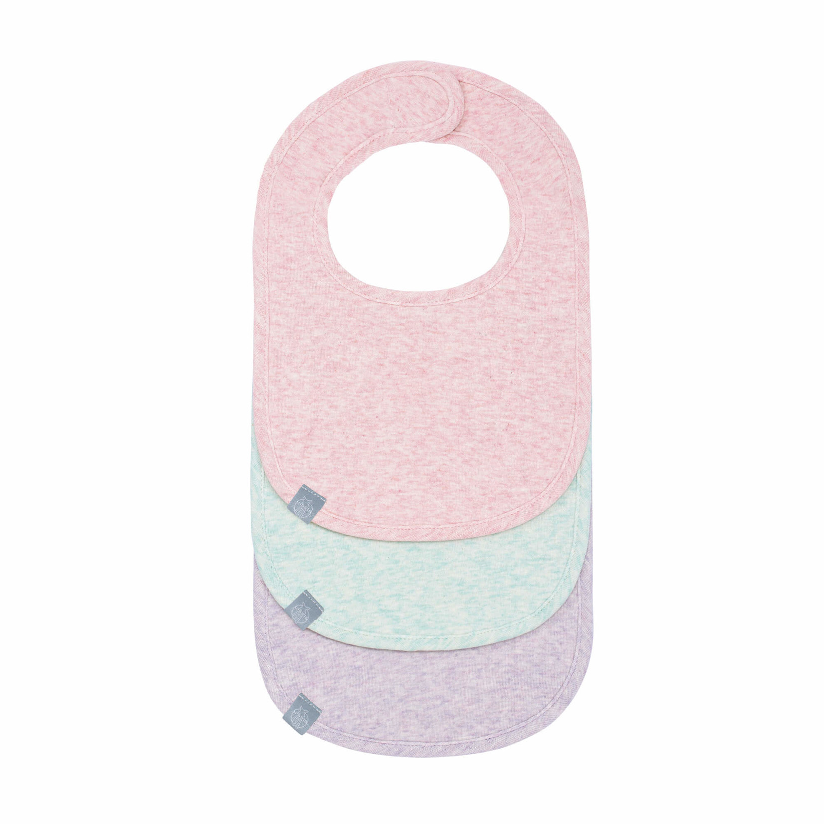 Lässig Newborn Bib 3 pcs assorted rose/mint/lilac