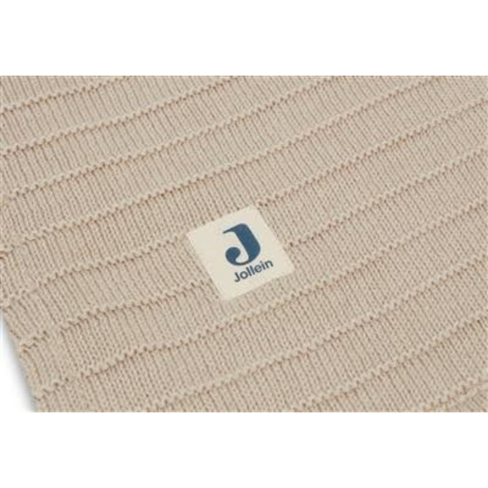 Jollein Deken Wieg Velvet Pure Knit Nougat GOTS