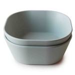 Mushie BOWL square - Sage 2pc