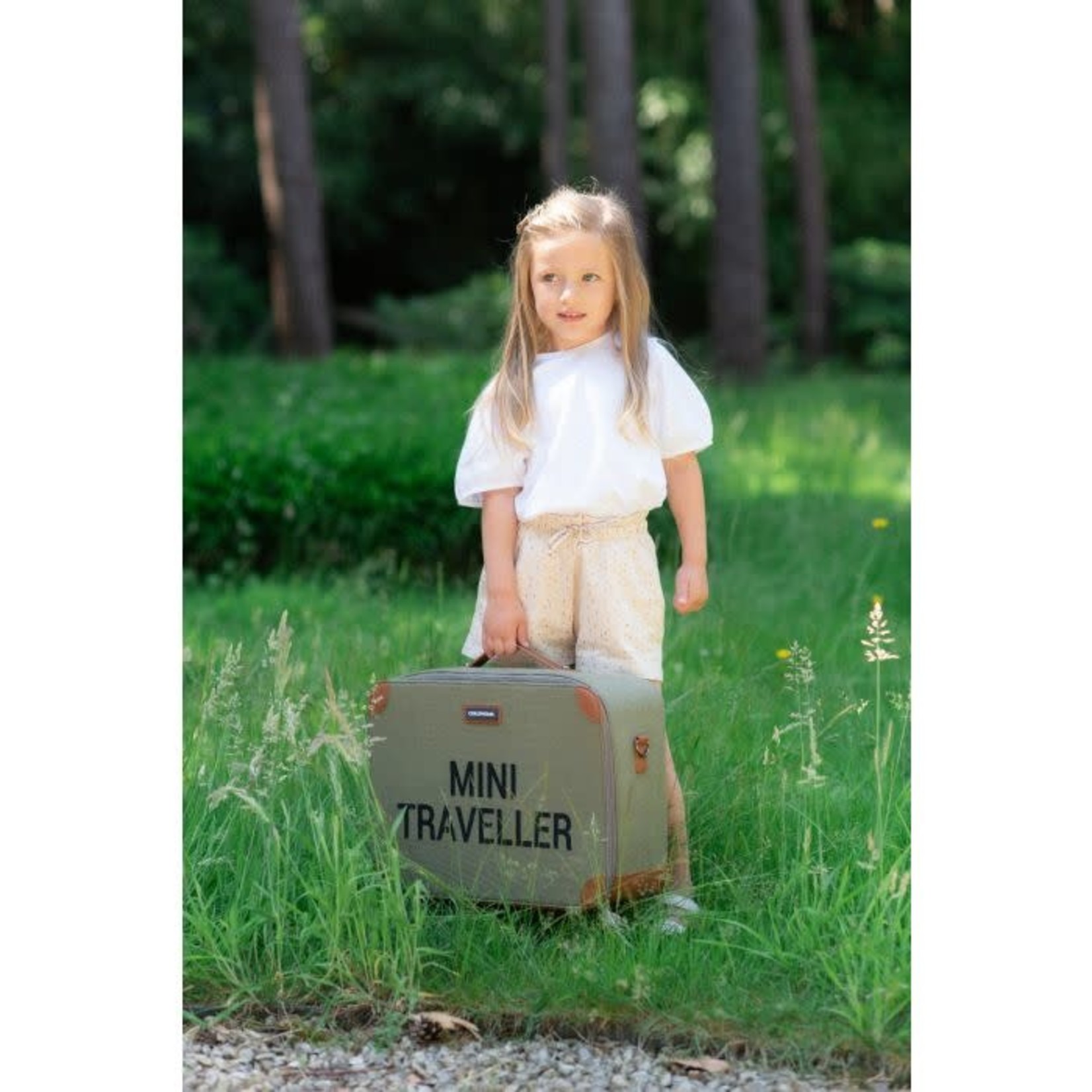 Childhome MINI TRAVELLER VALIESJE - CANVAS - KAKI