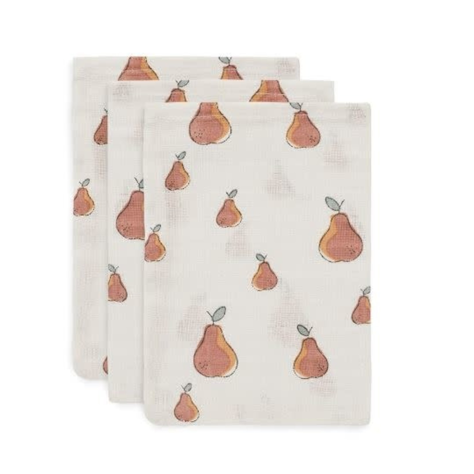 Jollein Washandje hydrofiel Pear (3pack)