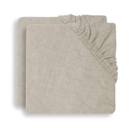 Jollein Aankleedkussenhoes badstof 50x70cm nougat (2pack)