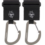 Lässig 2 Stuks Black Carabiner Tassenhaak