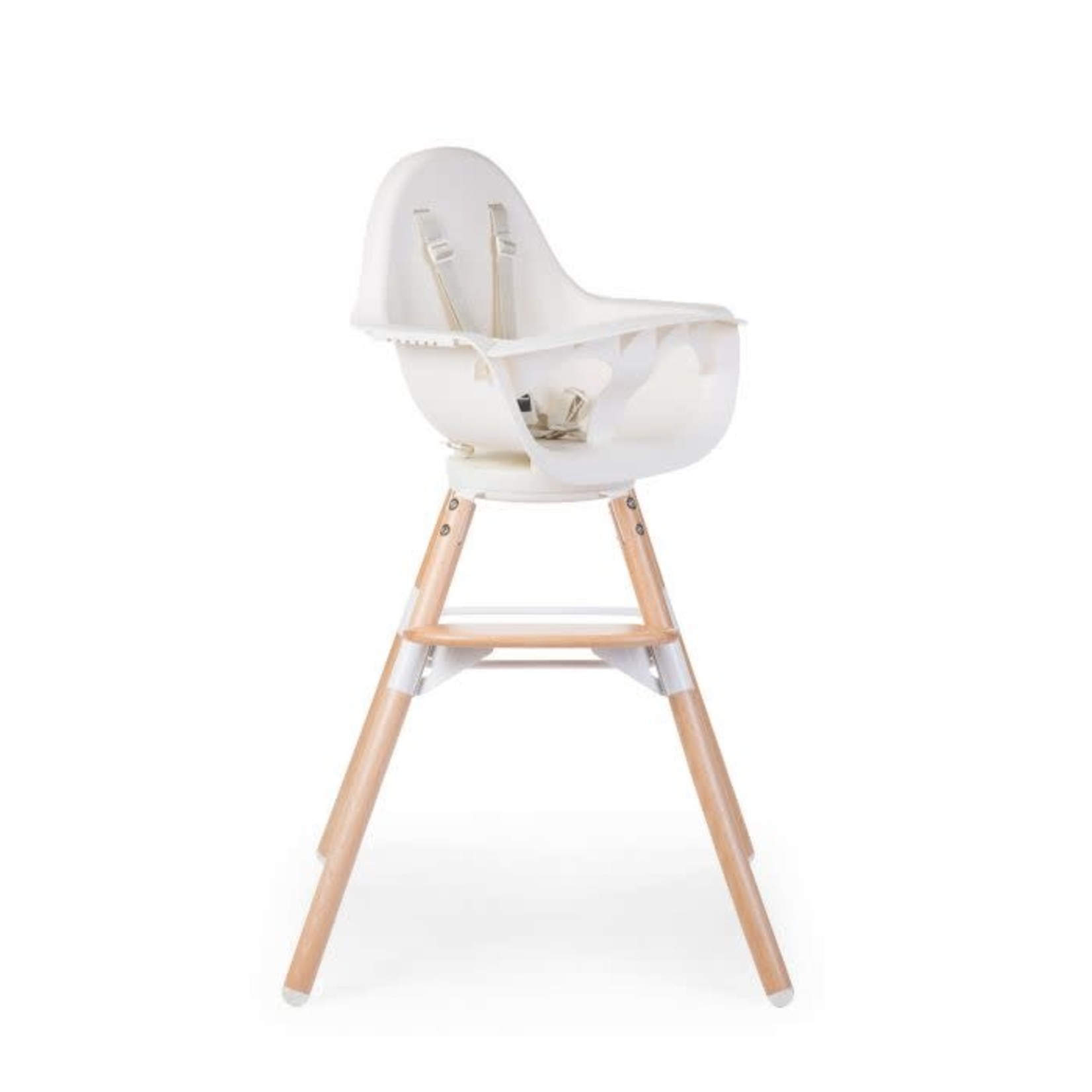 Childhome EVOLU ONE.80° KINDERSTOEL - VERSTELBAAR IN HOOGTE (50-75 CM/*90 CM) - NATUREL WIT