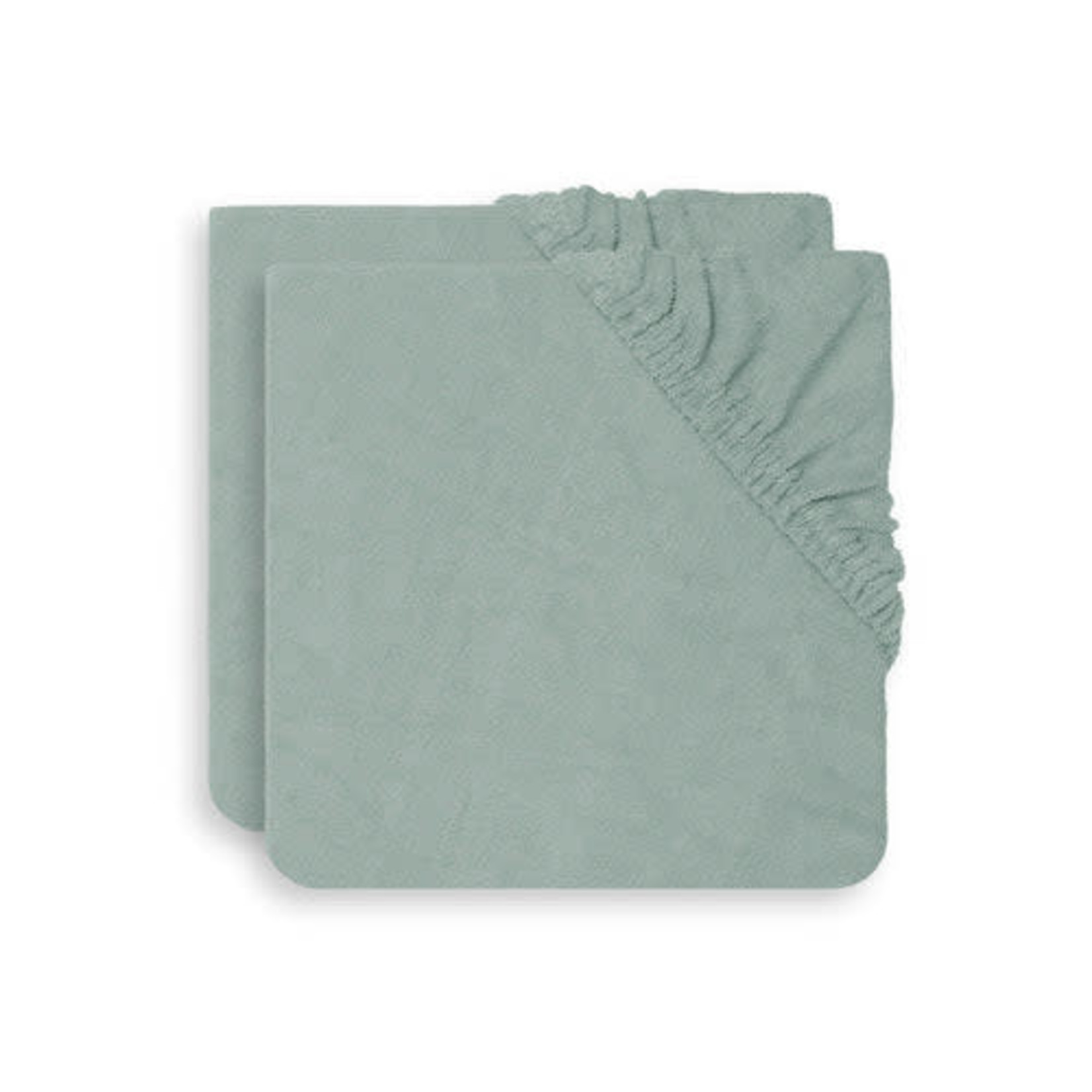 Jollein Aankleedkussenhoes Badstof 50x70cm - Ash Green - 2 Stuks