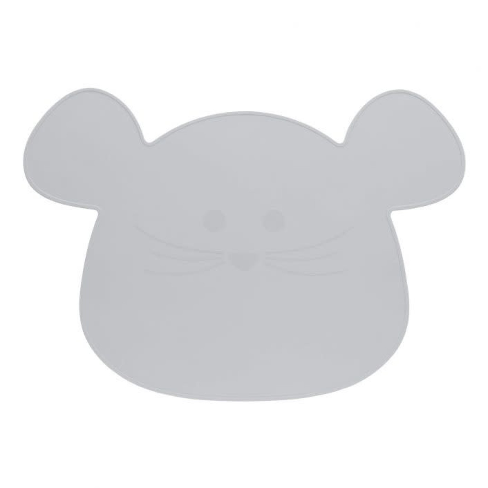 Lässig Placemat Silicone Little Chums Mouse grey