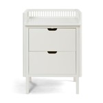 Sebra Changing Unit,drawers,classic white, FSC Mix