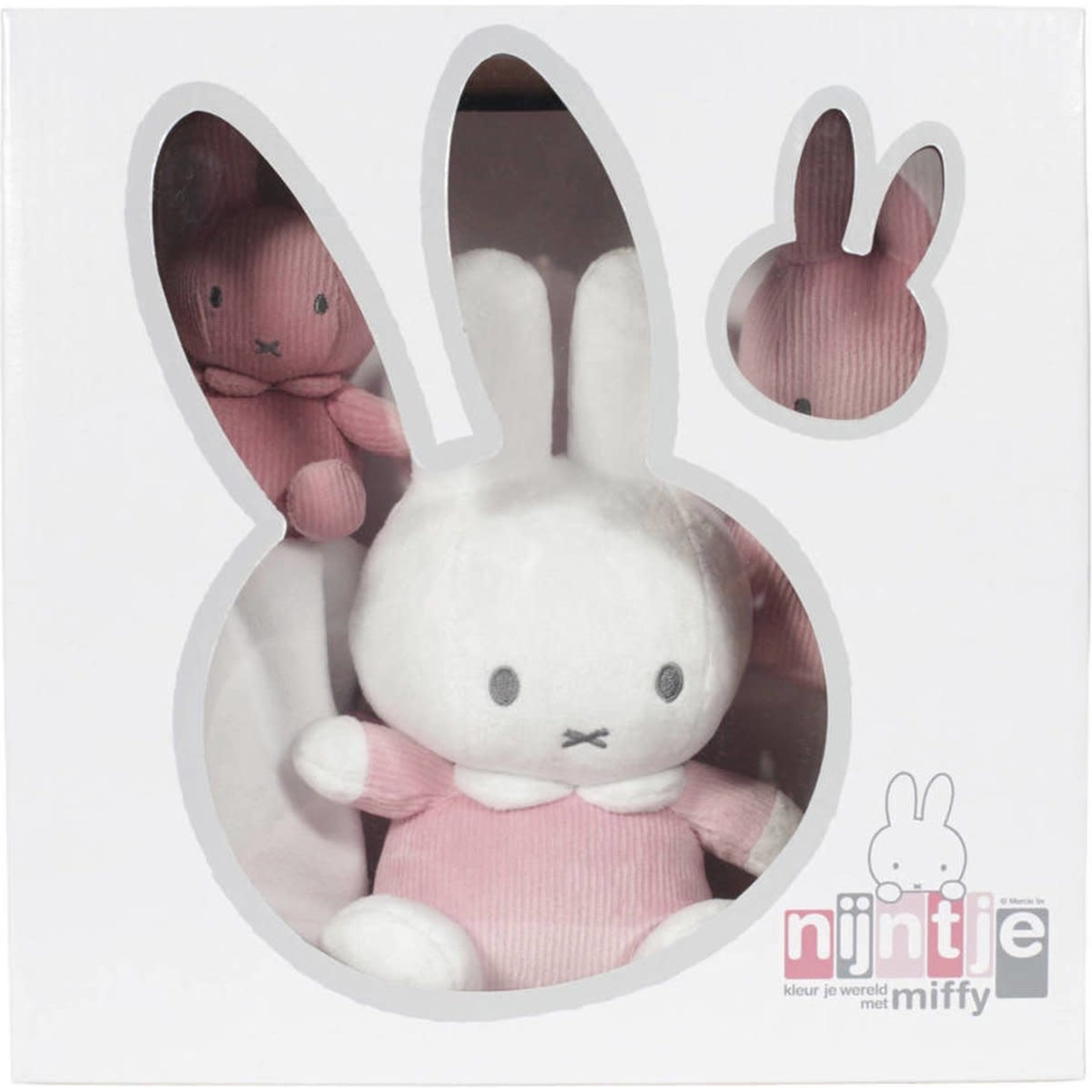 Nijntje Nijntje pink baby rib Gift set