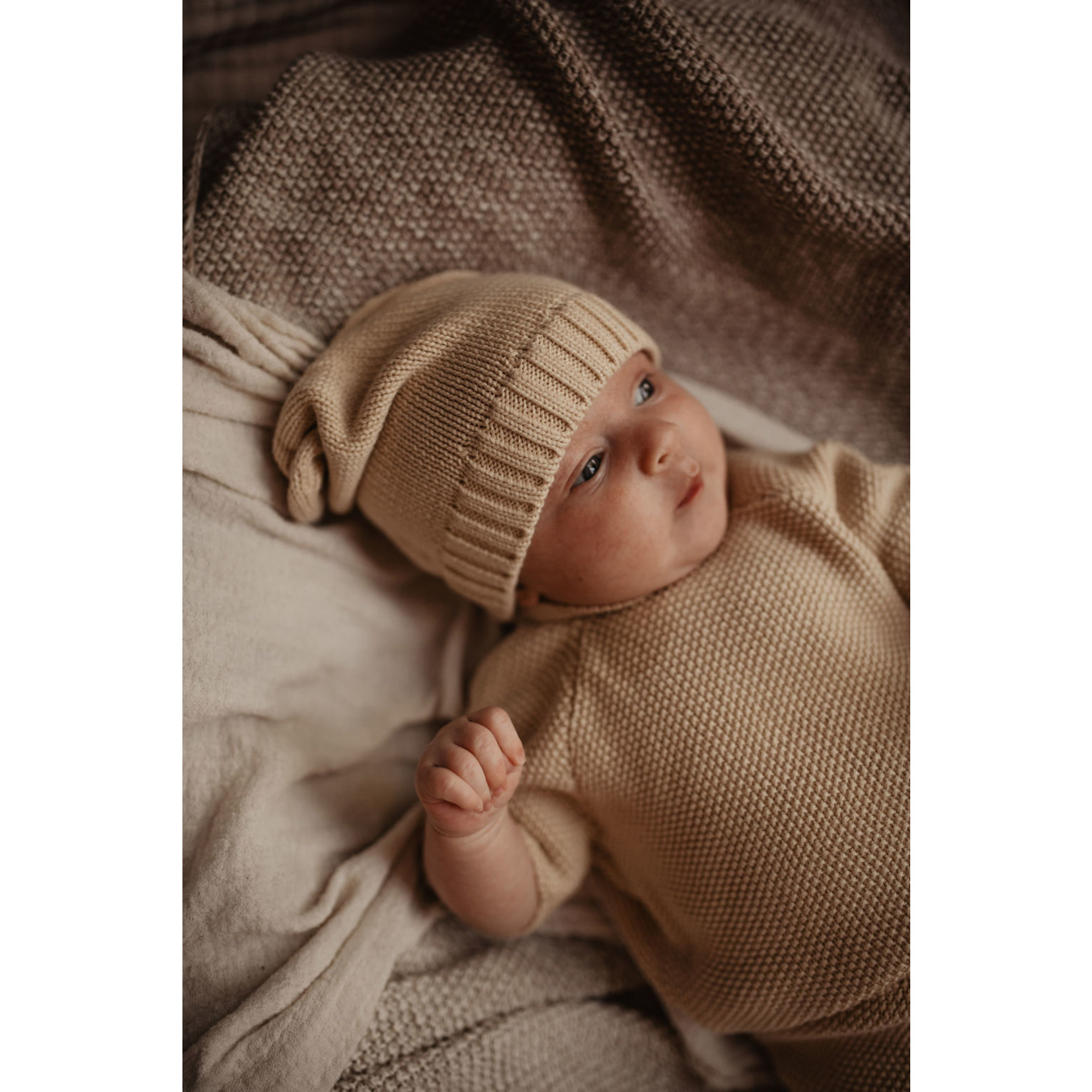 Baby hat Knit Vanilla