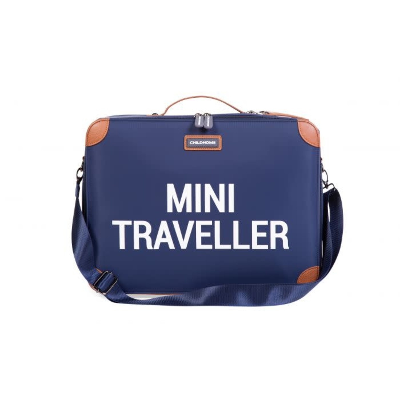 Childhome MINI TRAVELLER KINDERKOFFER - NAVY WIT