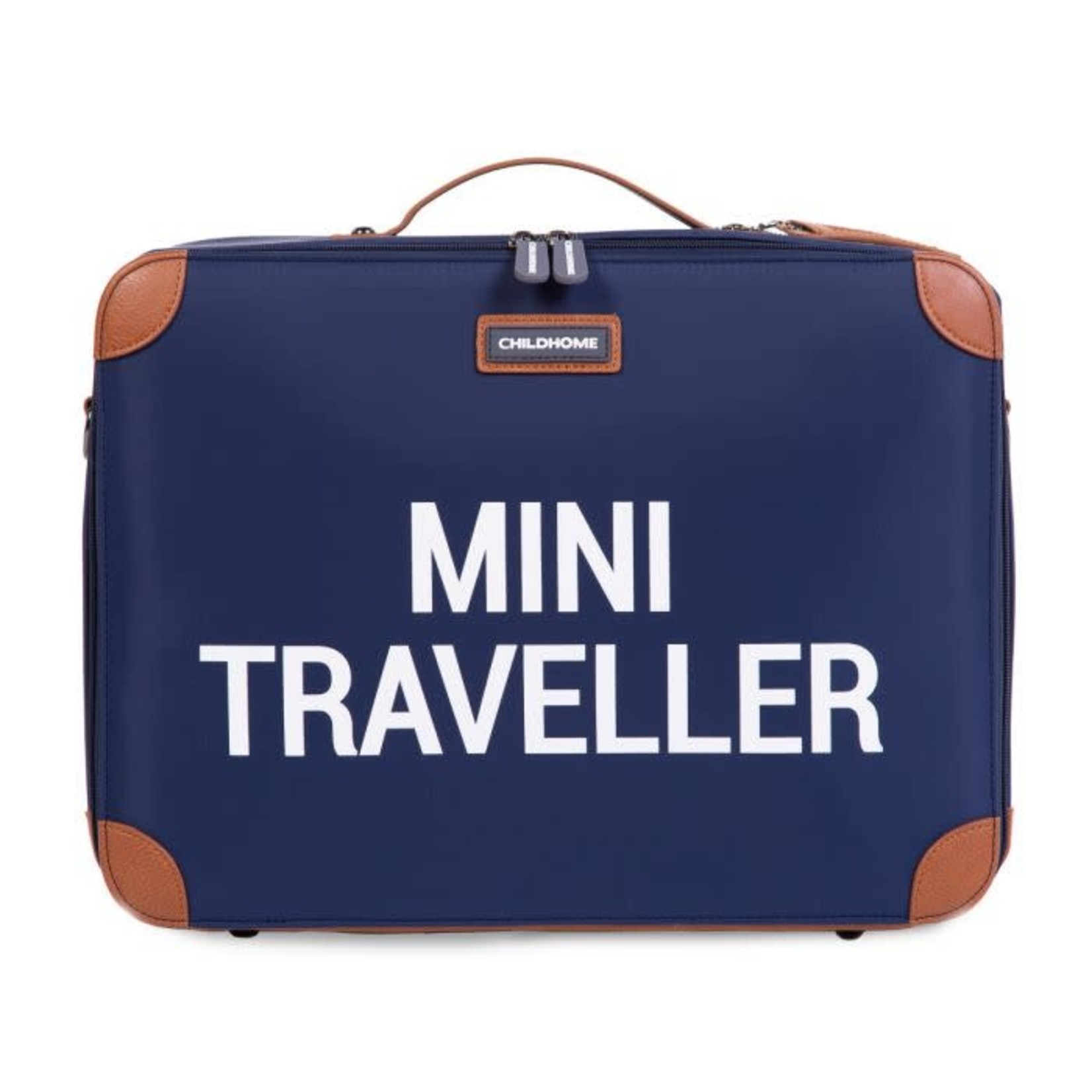 Childhome MINI TRAVELLER KINDERKOFFER - NAVY WIT