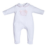 First 5603123 white/pink rompersuit