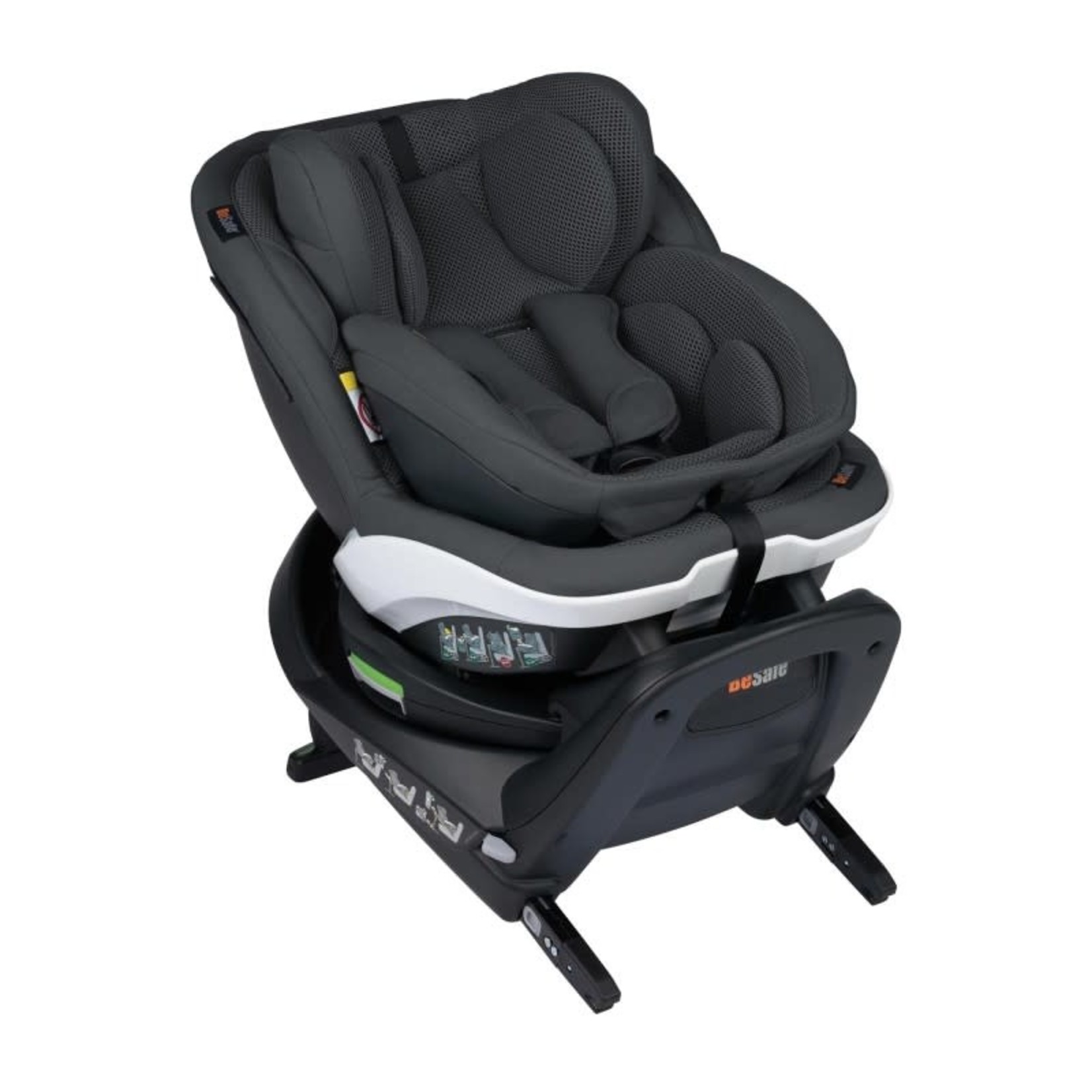 Gastvrijheid te veel voor Besafe iZi Turn B i-Size 360° Draaibaar autostoeltje Anthracite Mesh -  Bloombay - Babies & Kids