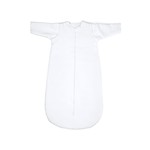 Poetree kids JERSEY SLAAPZAK 70CM CHEVRON WHITE MET AFRITSBARE MOUWEN