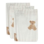 Jollein Washandje Hydrofiel Teddy bear (3pack)