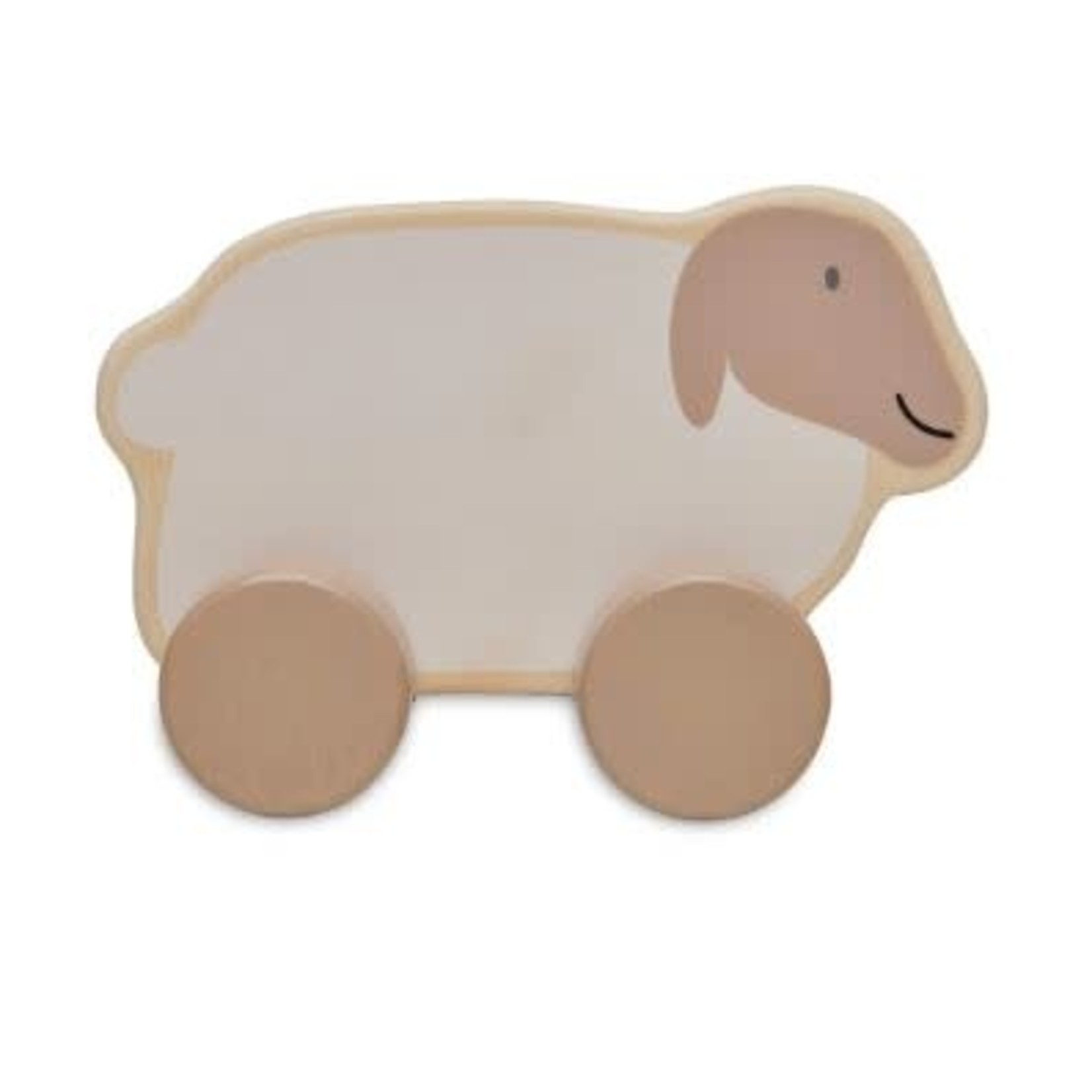 Jollein Houten Speelgoedauto 11x9x6cm Farm Lamb