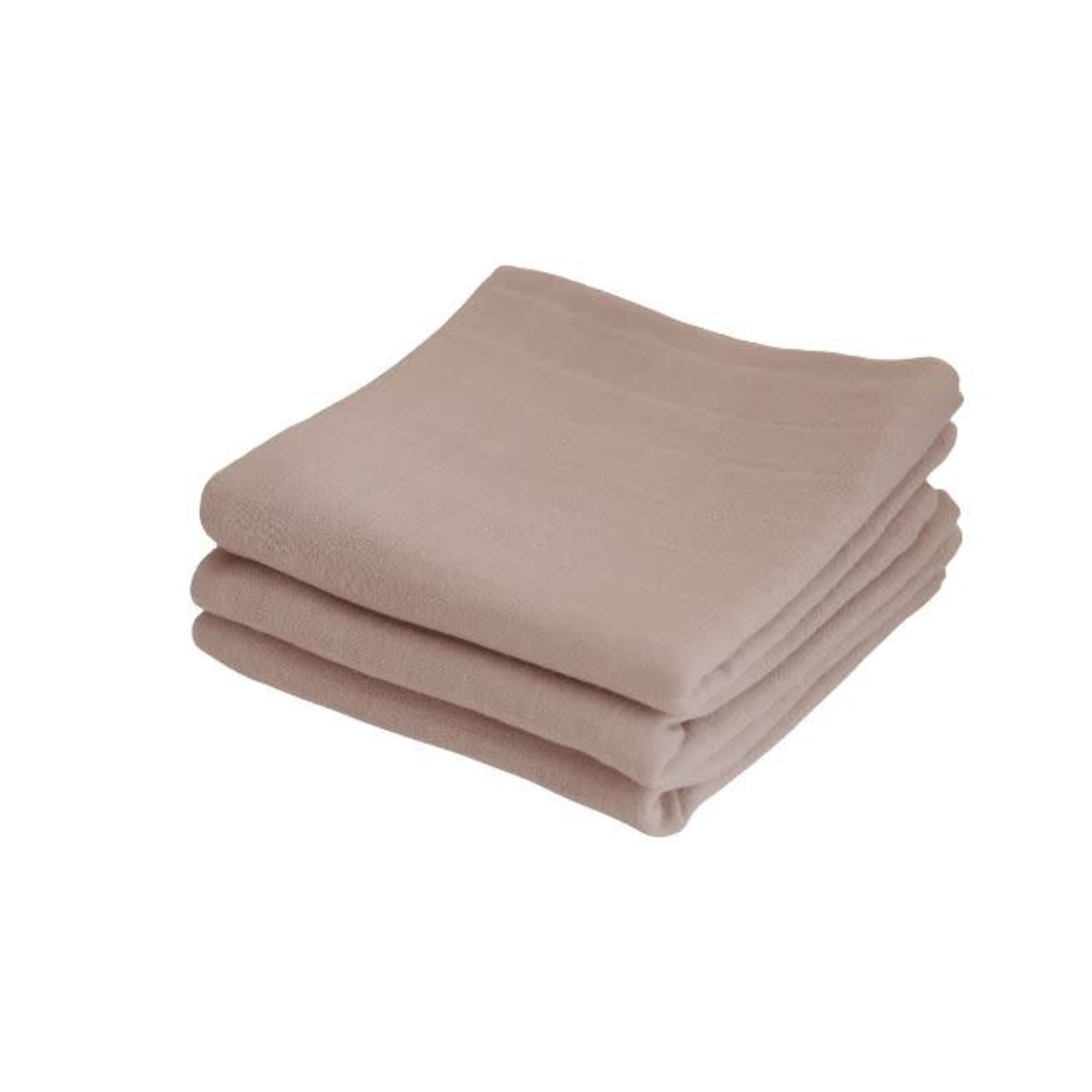 Mushie MUSLIN CLOTH 3 PACK - Natural