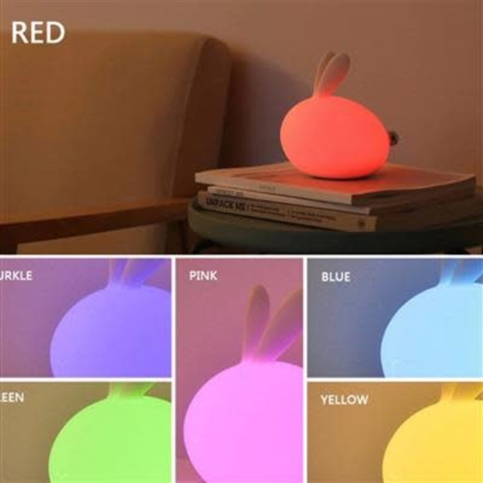 MYKELYS SILICONEN LED LAMP BUNNY 1